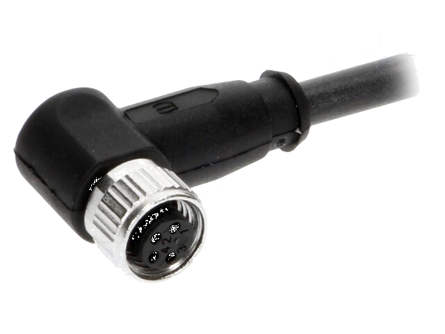 Connector: M8; vrouwelijk; PIN: 4; hoek van 90 °; met kabel; 2m Connector: M8; vrouwelijk; PIN: 4; hoek van 90 °; met kabel; 2m